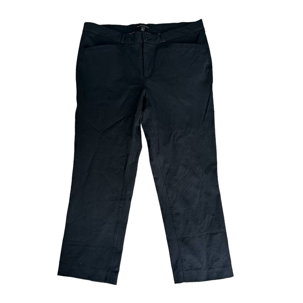 Banana Republic Women's Pants Size 12 Black‎ Business Casual Stretch